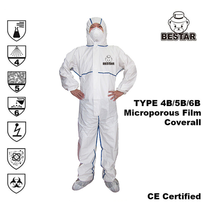 LOẠI 4B / 5B / 6B Lớp phủ bảo vệ dùng một lần Tổng thể Màu trắng dùng một lần